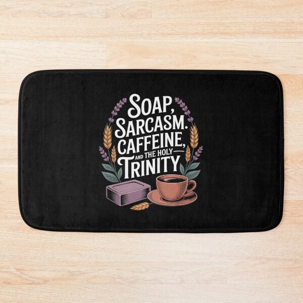 Item preview, Soap Sarcasm and Caffeine The Holy Trinity designed and sold by LittleDame.