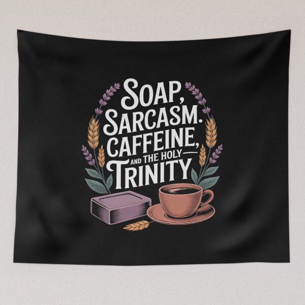 Item preview, Soap Sarcasm and Caffeine The Holy Trinity designed and sold by LittleDame.