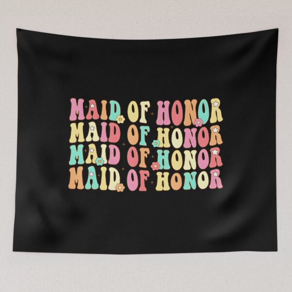 Item preview, Maid Of Honor Retro Groovy designed and sold by RobertJFord.