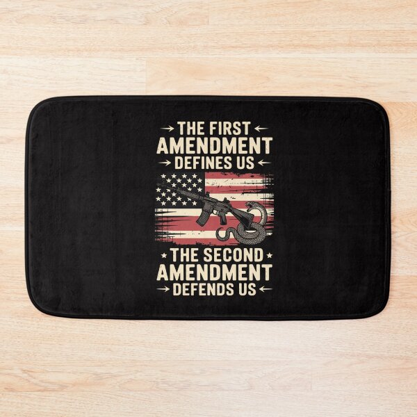 Item preview, The First Amendment defines us American Flag designed and sold by CareTopping.