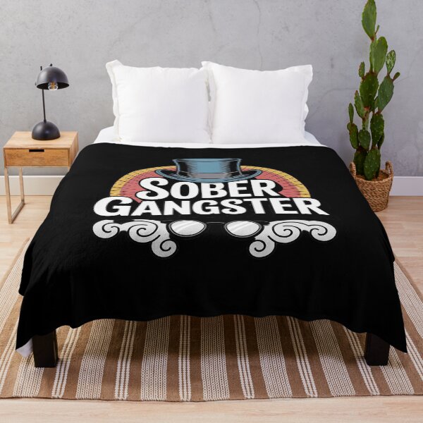 Item preview, Sober Gangster Recovery Sarcasm Alcoholic Beverage designed and sold by LittleDame.