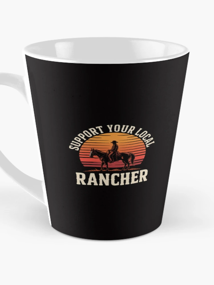 Thumbnail 3 of 4, Coffee Mug, Support Your Local Ranchers - Cattle Ranch designed and sold by CareTopping.