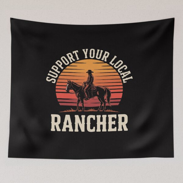 Item preview, Support Your Local Ranchers - Cattle Ranch designed and sold by CareTopping.