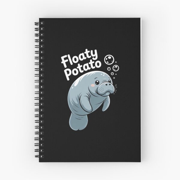 Item preview, Floaty Potato Manatee Chubby Mermaid Funny Sea Cow Animal designed and sold by ReadySide.