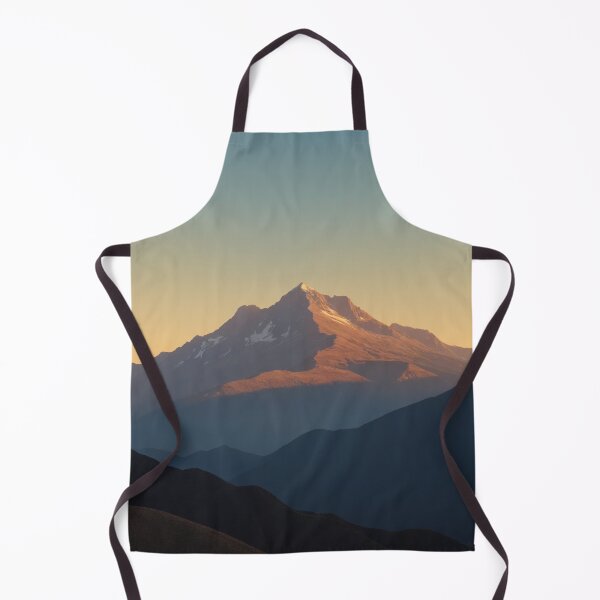 Item preview, Warm Sunrise Glow on Distant Snowy Peak designed and sold by REPTISLAV.