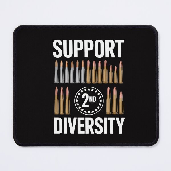 Item preview, support diversity bullet second amendment Gun Rights Back designed and sold by CareTopping.