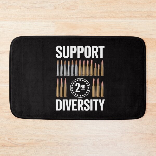 Artikelvorschau, Unterstützung für Diversity Bullet Zweiter Verfassungszusatz Waffenrechte zurück entworfen und verkauft von CareTopping.