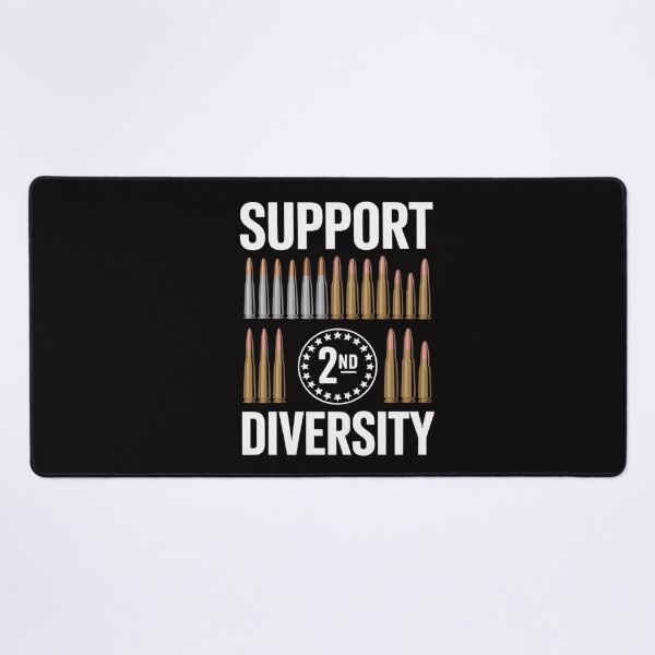 Item preview, support diversity bullet second amendment Gun Rights Back designed and sold by CareTopping.
