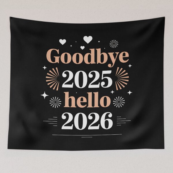 Item preview, Goodbye 2025 Hello 2026  designed and sold by Formatage.