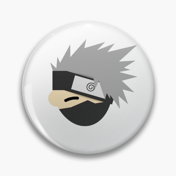 Item preview, Masked Silver Hair Ninja Sensei - Minimalist Anime Icon designed and sold by MerchSenpai.