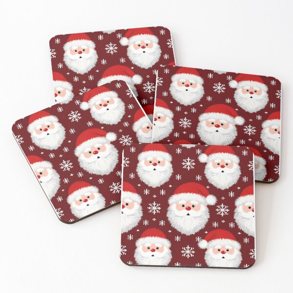 Item preview, Santa Claus Motif, Christmas theme, Knitted Fabric-look Texture, Red Background  (image size 8320x12480) designed and sold by Digital-Davinci.