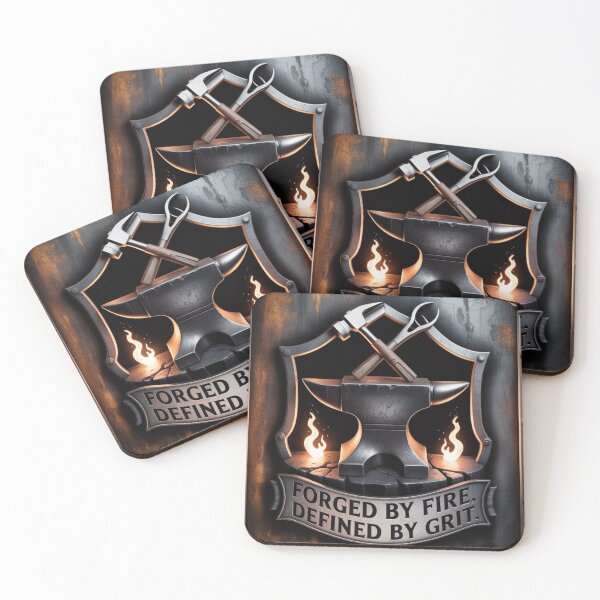 Item preview, Forged by Fire – Blacksmith Emblem designed and sold by Timeless Design.