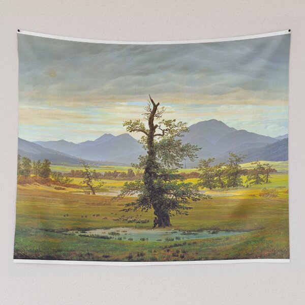 Item preview, The Lonely Tree (1822) – Caspar David Friedrich Art Print designed and sold by ImgPrint.