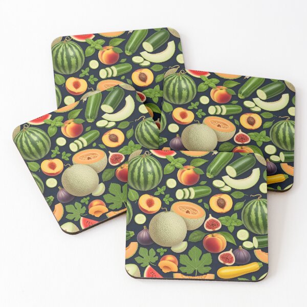 Item preview, Vibrant Summer Fruits & Veggies designed and sold by Kaleidoscope Print.