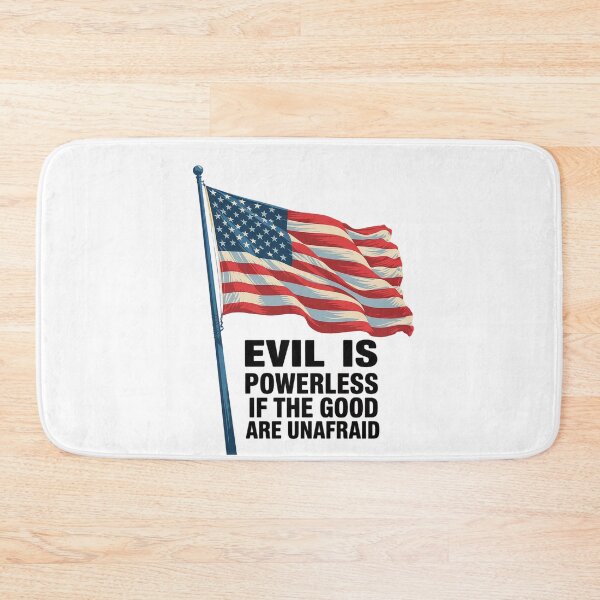 Item preview, Evil is Powerless When the Good are Unafraid Resist Fascism designed and sold by TiredPack.