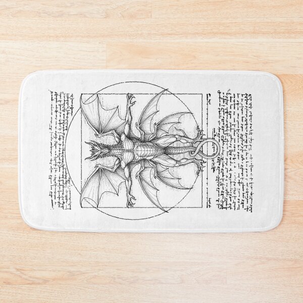 Item preview, RPG Fantasy Dragon Miniature Vitruvian Man Leonardo Da Vinci designed and sold by GrandeDuc.