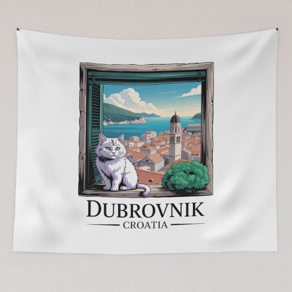 Item preview, Dubrovnik Croatia Cat Dubrovnik designed and sold by ReadySide.
