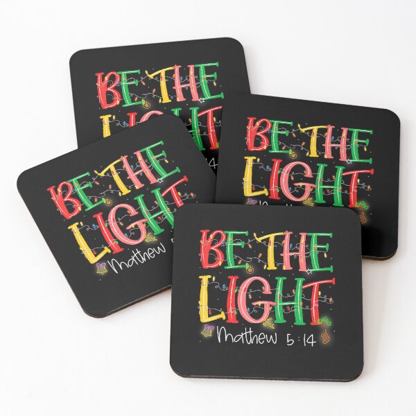 Item preview, Be The Light Matthew 514 Christian Merry Christmas Jesus designed and sold by JaneJanie.