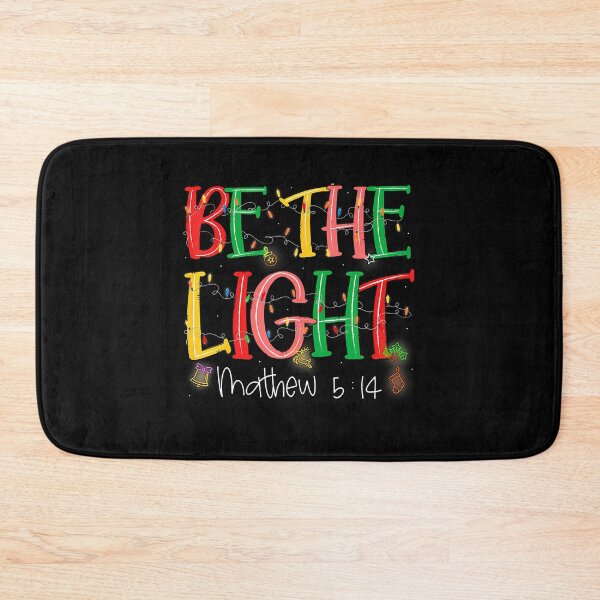 Item preview, Be The Light Matthew 514 Christian Merry Christmas Jesus designed and sold by JaneJanie.