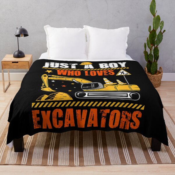 Item preview, Kids Construction Truck Just A Boy Who Loves Excavators designed and sold by MyraLorri.