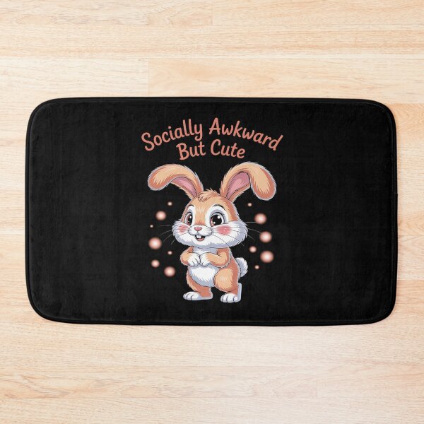 Item preview, Socially Awkward But Cute Shy Bunny Introvert designed and sold by GasVille.