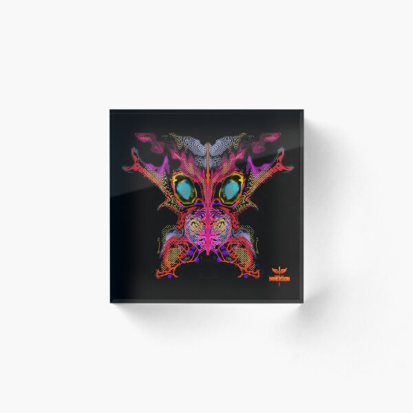 Dinfant Bio and Electronic Mapping Book of Immersion by Sarnia de la Mare Acrylic Block