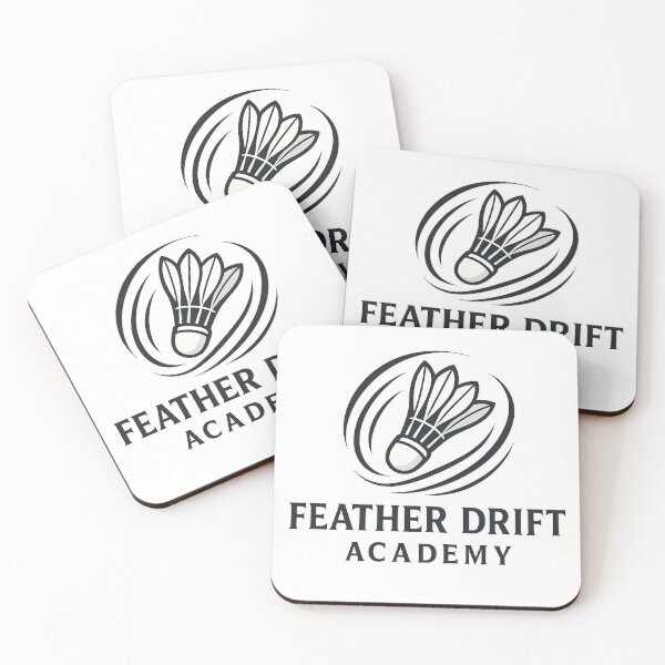 Artikelvorschau, Feather Drift Academy – Badminton Flow Emblem entworfen und verkauft von techy-rrr.