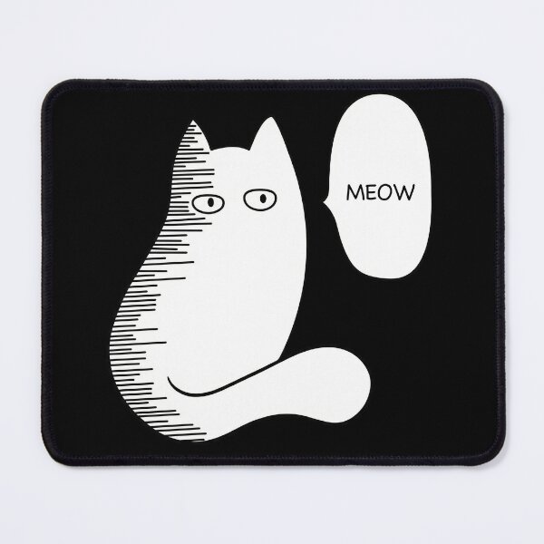 Item preview, Unimpressed Anime Cat - Funny Deadpan Meow Meme designed and sold by MerchSenpai.
