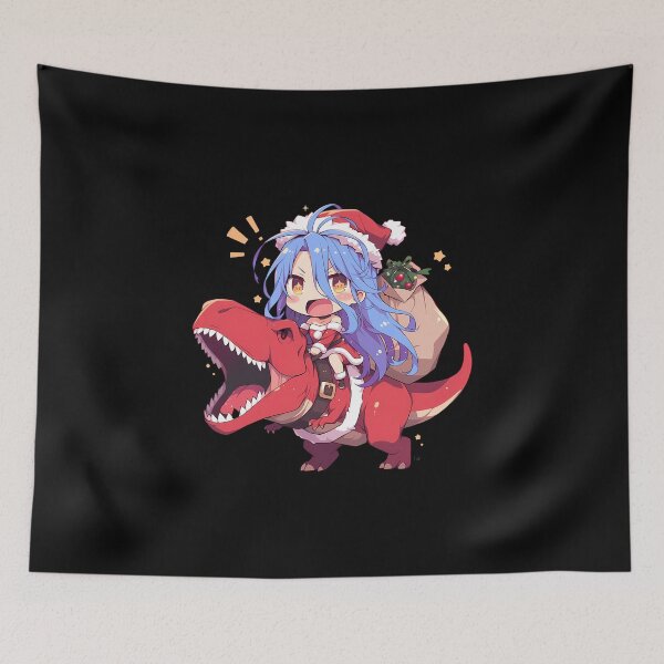 Item preview, Stephanie Dola No Game No Life Anime Christmas Dinosaur Santa Fantasy designed and sold by HumbertoValveno.