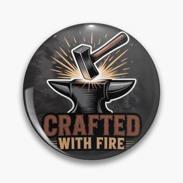 Item preview, Crafted With Fire – Blacksmithing Rustic Artisan designed and sold by Timeless Design.
