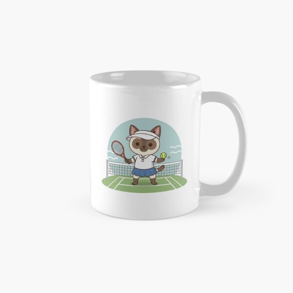 Item preview, Tennis Siamese Cat with Racket | Cute Grand Slam Player Kitty designed and sold by CutePetss.