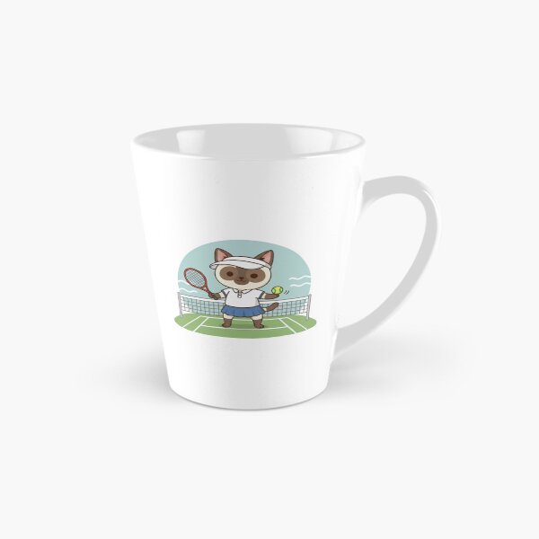 Item preview, Tennis Siamese Cat with Racket | Cute Grand Slam Player Kitty designed and sold by CutePetss.