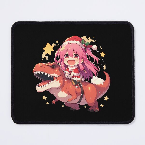 Item preview, Yui Angel Beats Anime Christmas Dinosaur Santa Holiday Happiness designed and sold by HumbertoValveno.