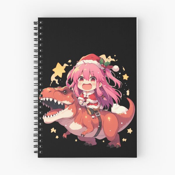 Item preview, Yui Angel Beats Anime Christmas Dinosaur Santa Holiday Happiness designed and sold by HumbertoValveno.