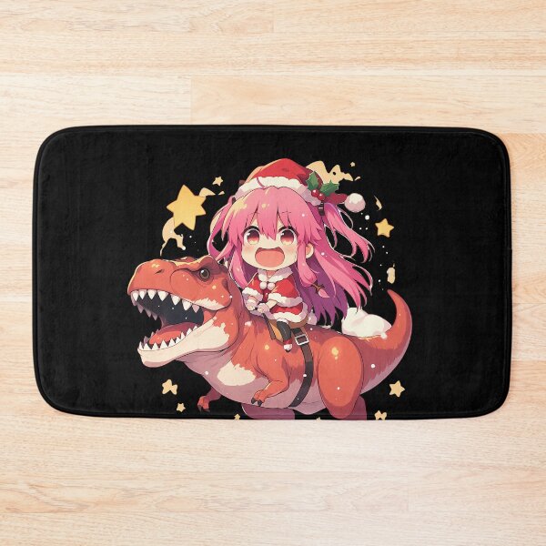 Item preview, Yui Angel Beats Anime Christmas Dinosaur Santa Holiday Happiness designed and sold by HumbertoValveno.