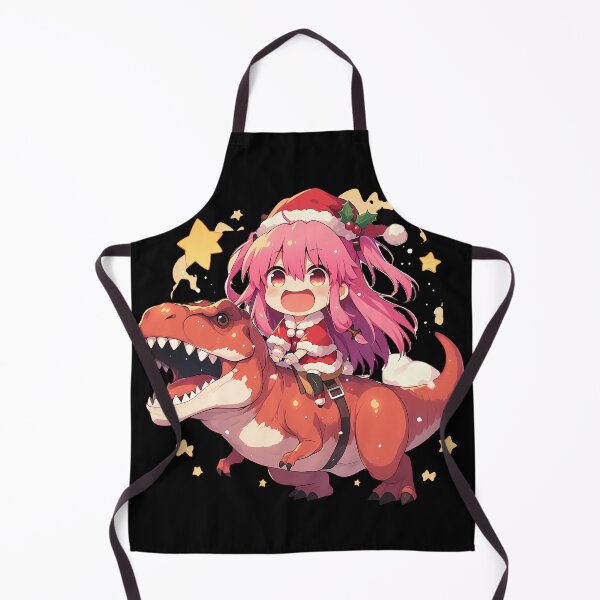 Item preview, Yui Angel Beats Anime Christmas Dinosaur Santa Holiday Happiness designed and sold by HumbertoValveno.