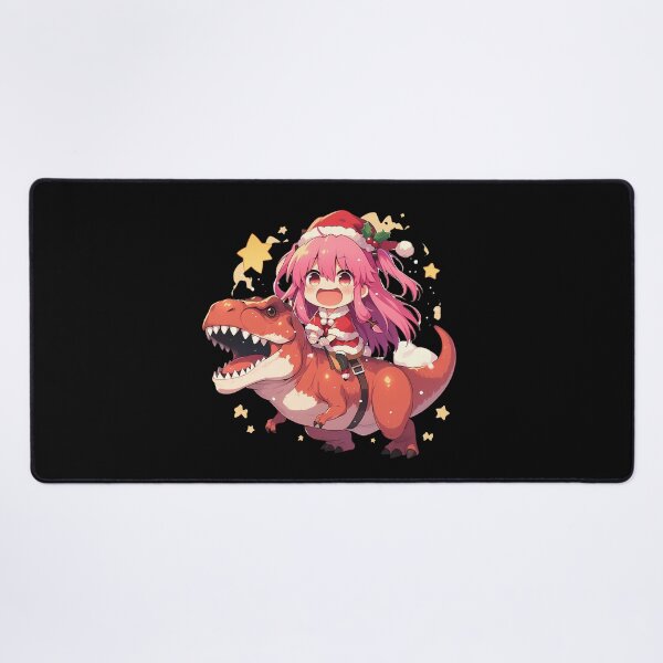 Item preview, Yui Angel Beats Anime Christmas Dinosaur Santa Holiday Happiness designed and sold by HumbertoValveno.