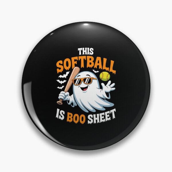 Item preview, Softball Is Boo Sheet Halloween Player Team designed and sold by GasVille.