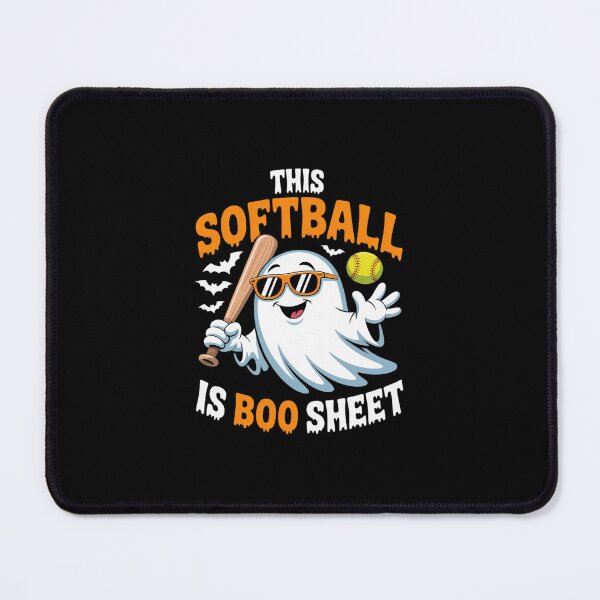 Item preview, Softball Is Boo Sheet Halloween Player Team designed and sold by GasVille.