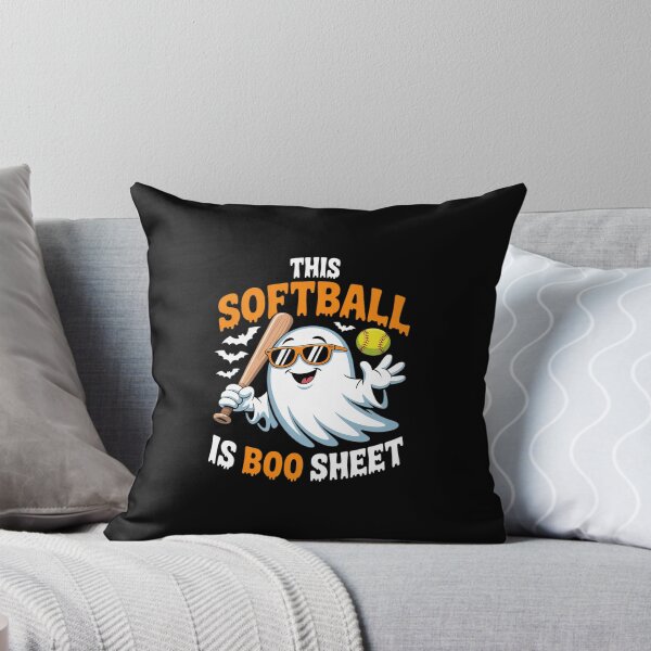 Item preview, Softball Is Boo Sheet Halloween Player Team designed and sold by GasVille.