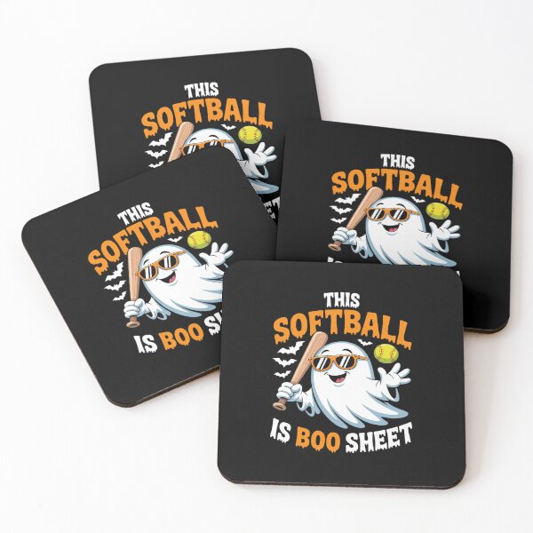 Item preview, Softball Is Boo Sheet Halloween Player Team designed and sold by GasVille.