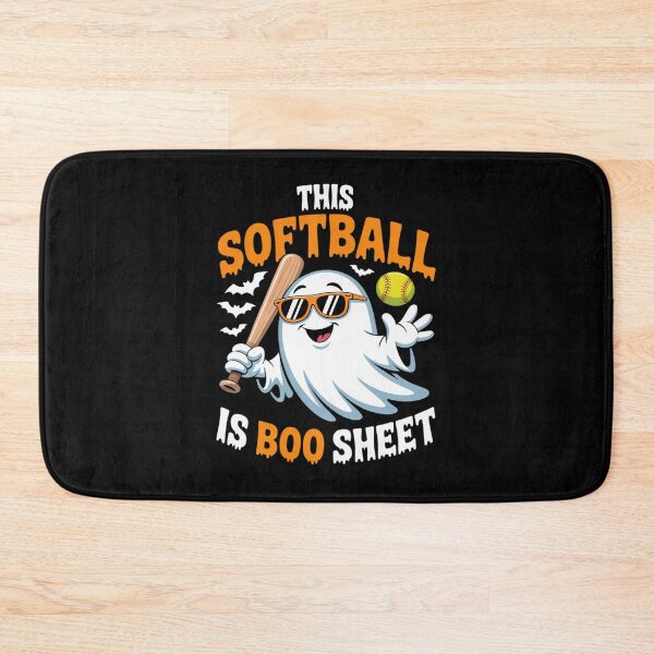 Item preview, Softball Is Boo Sheet Halloween Player Team designed and sold by GasVille.