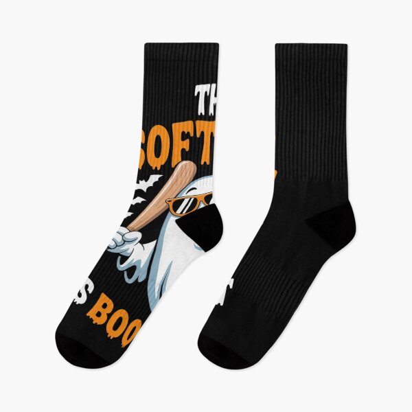 Item preview, Softball Is Boo Sheet Halloween Player Team designed and sold by GasVille.