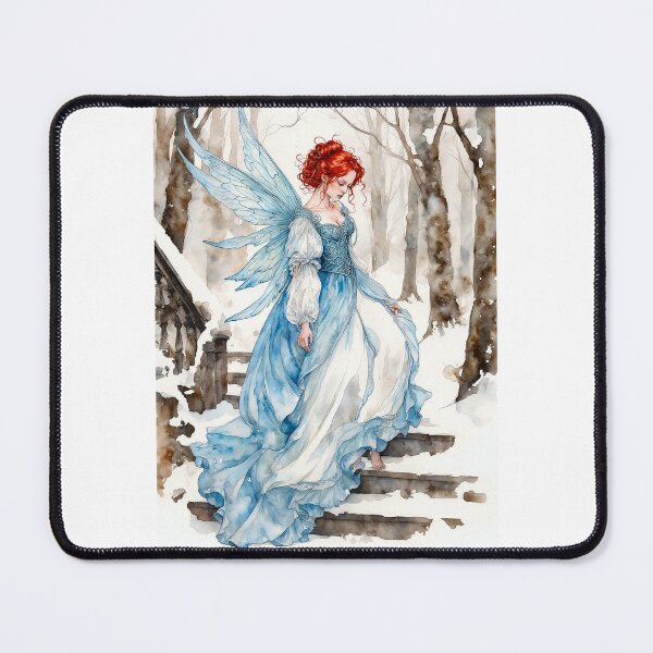 Item preview, Winter Court: Icesilk Fairy, Winter Bluewing designed and sold by FaerieFusion.