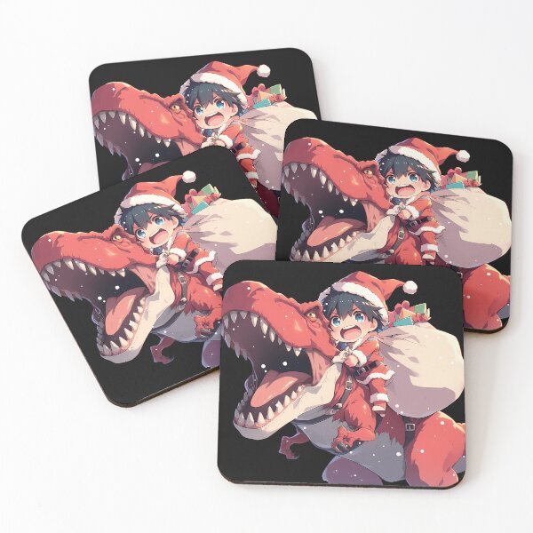 Item preview, Hiro Christmas Dinosaur Ride Darling In The Franxx Anime designed and sold by HumbertoValveno.
