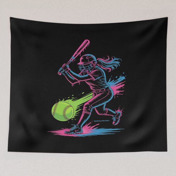 Item preview, Softball Player Ice Cream Softball Drip designed and sold by GasVille.
