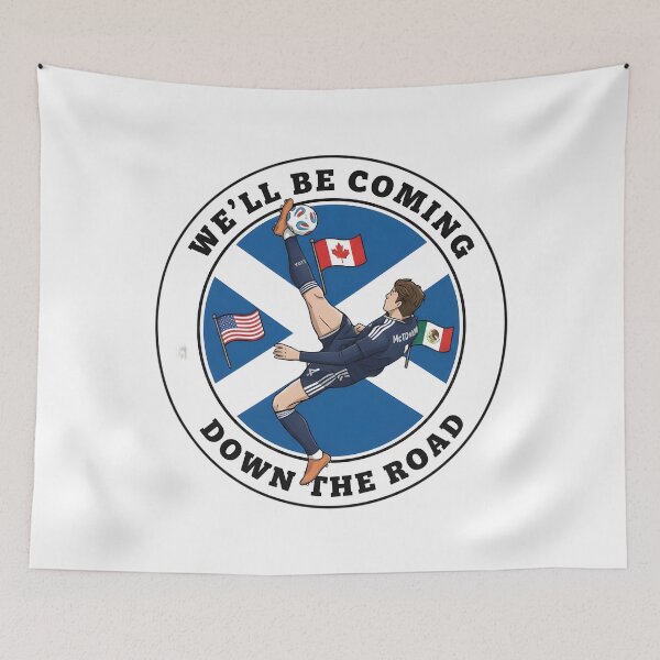 Item preview, Scotland - We'll be coming down the road, Scottish Fan designed and sold by lamebee.