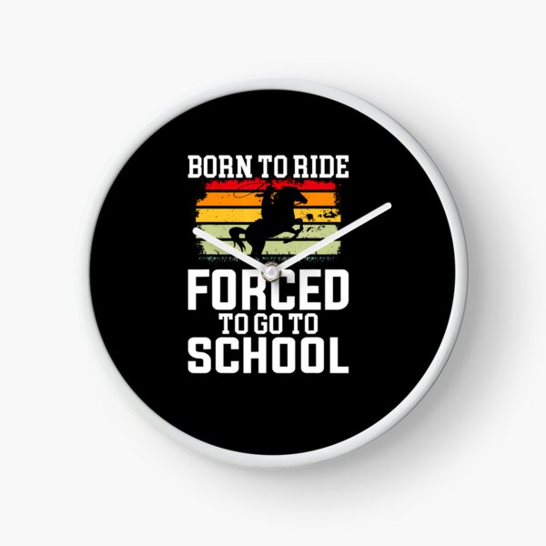 Item preview, Vintage Born Ride Horse Forced To Go To School Barrel Racing designed and sold by MyraLorri.
