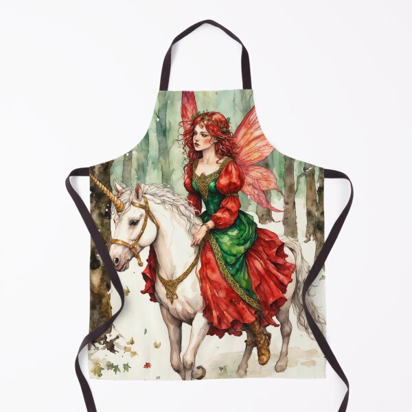 Item preview, Winter Court: Holly Wing Unicorn Rider designed and sold by FaerieFusion.