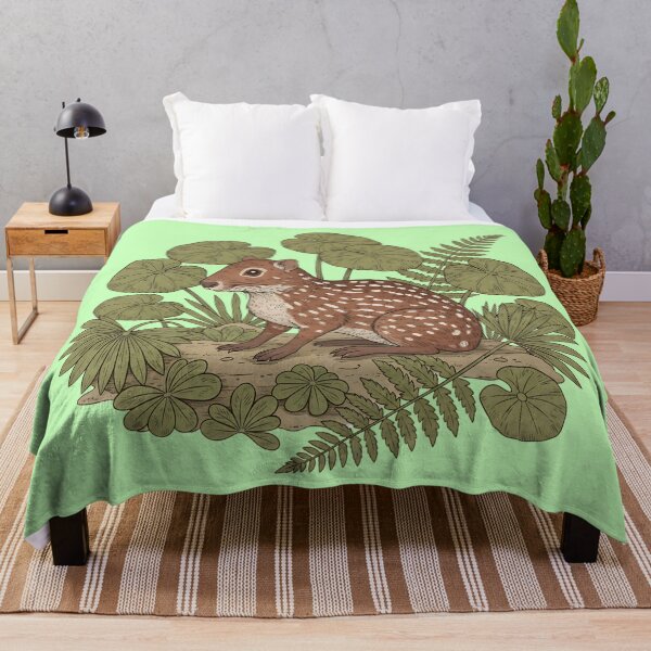 Item preview, Paca Nestled Among Ferns and Jungle Leaves designed and sold by BirdsnStuff.